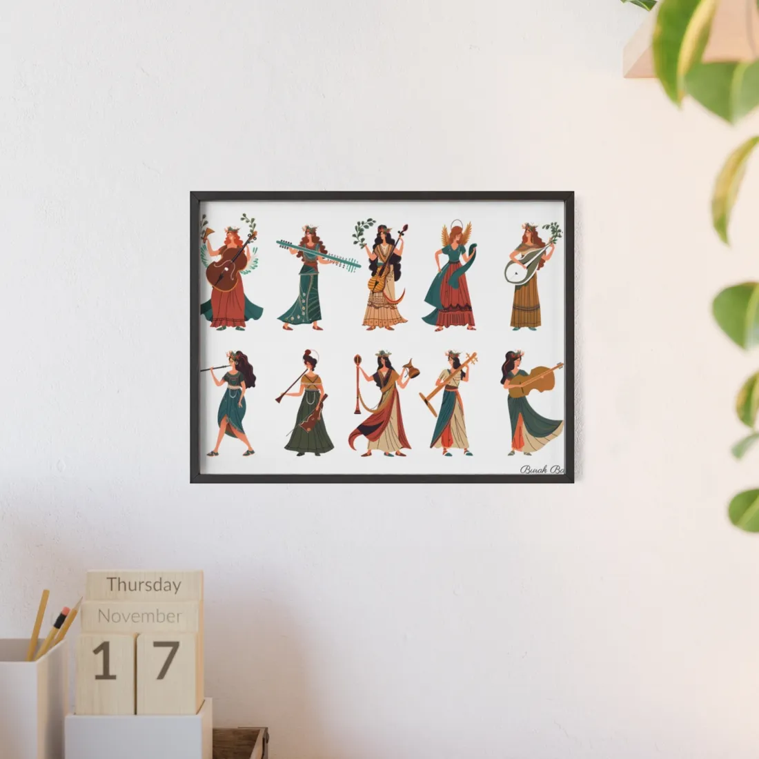 Ethereal Goddesses of Greece: Mythical - Framed Poster
