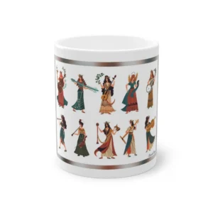 Women Playing Musical Instruments Mug