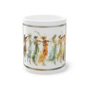Women Playing Violins Mug