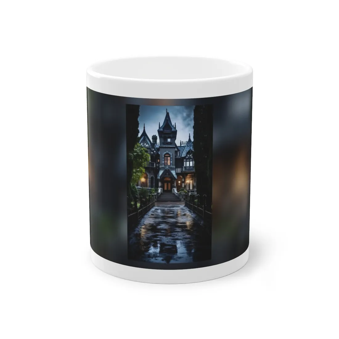 Ethereal Shadows of a Haunted Mansion: Dark - Mug