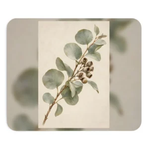 Eucalyptus Branch with Seed Pods Mouse Pad