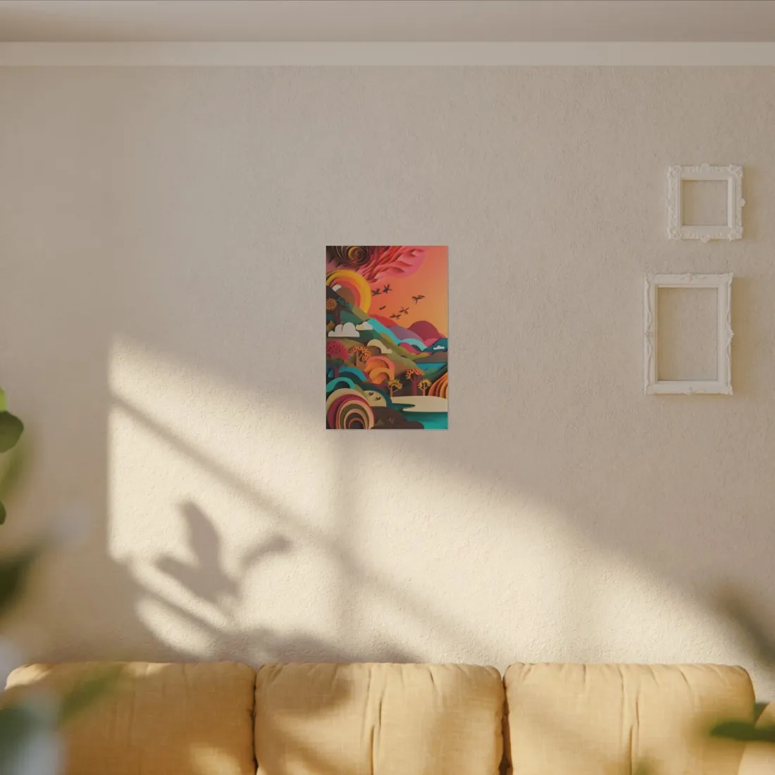 European Quilled Artwork: A Masterpiece of Paper Intricacy - Canvas