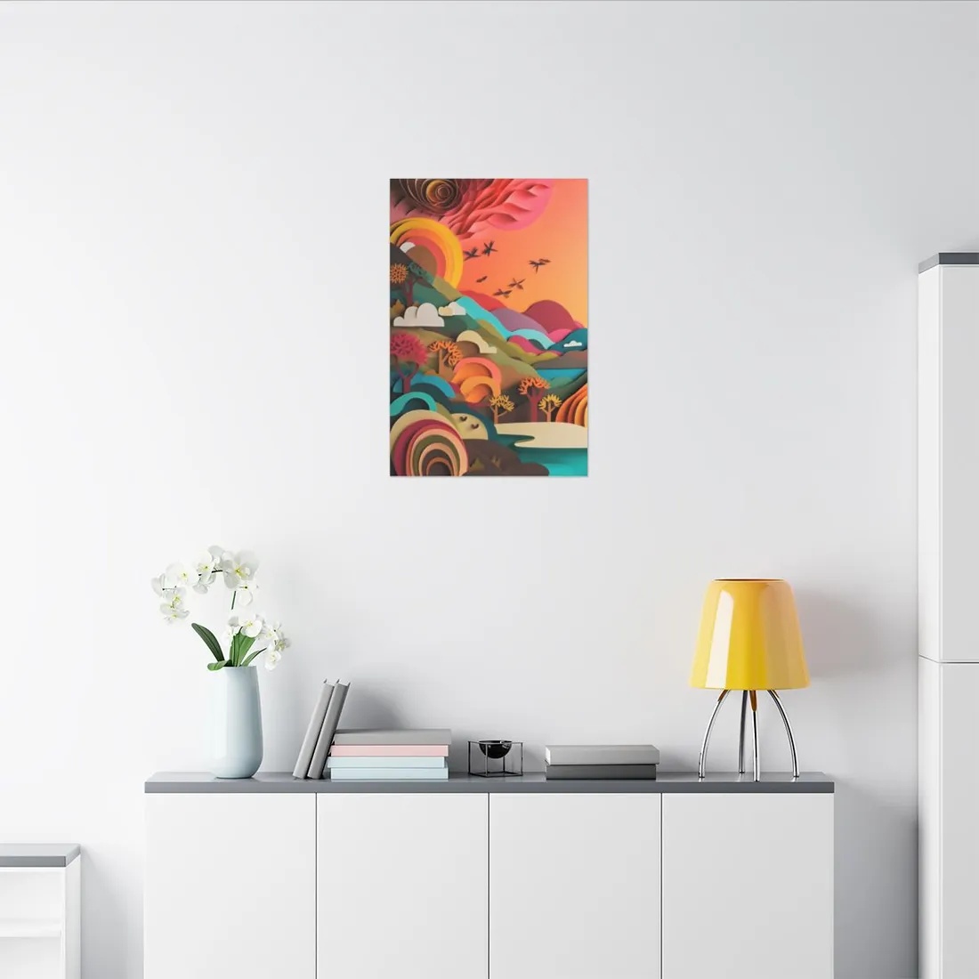 European Quilled Artwork: A Masterpiece of Paper Intricacy - Canvas
