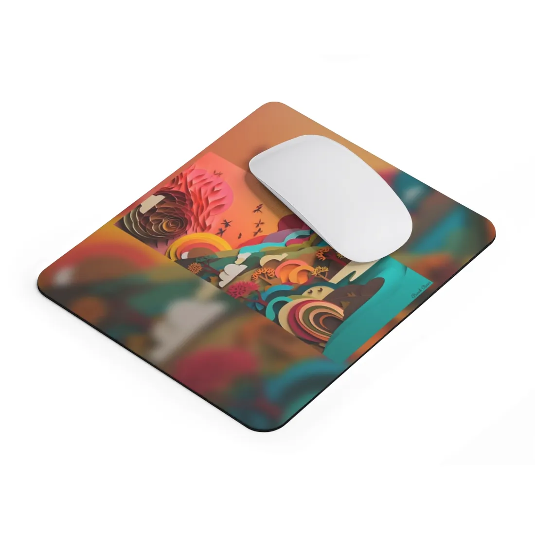 European Quilled Artwork: A Masterpiece of Paper Intricacy - Mouse Pad
