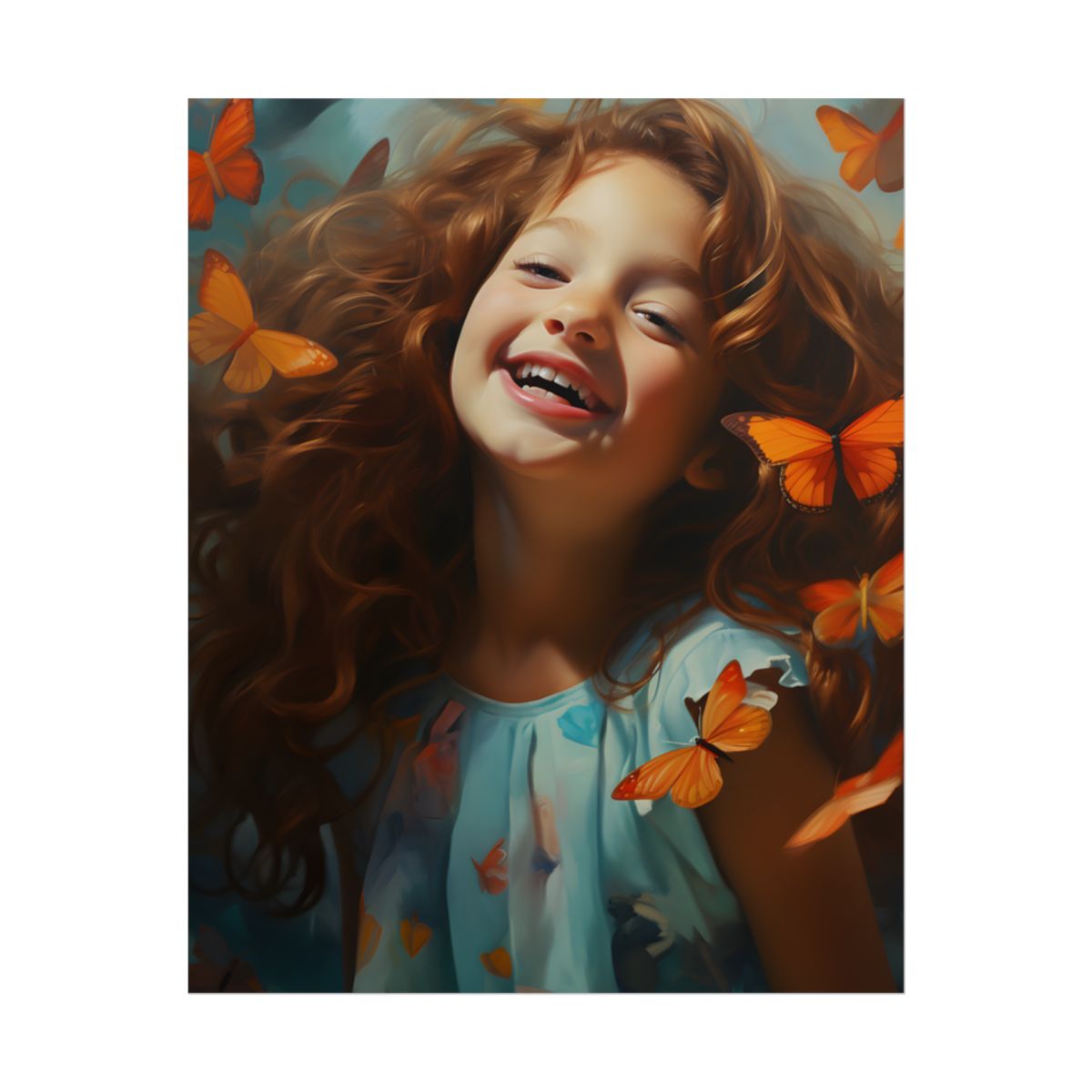 Everyday Moments: Portrait of a Young Child - Poster