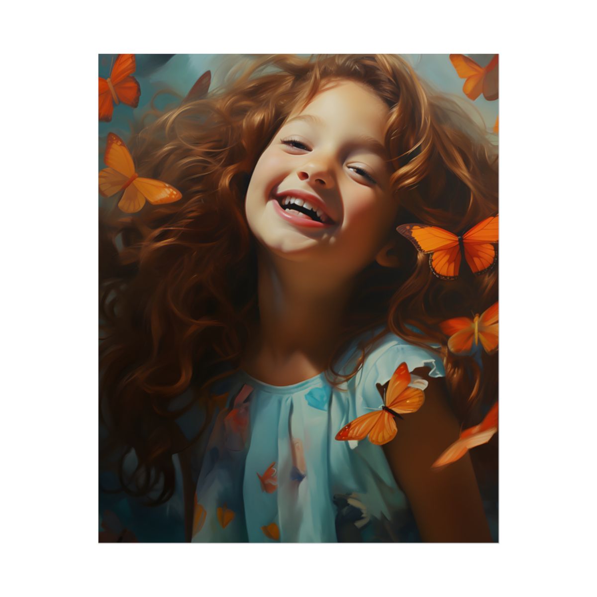 Everyday Moments: Portrait of a Young Child - Poster