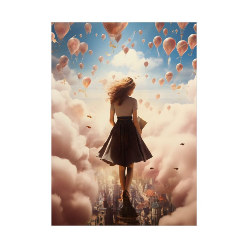 Everyday Person: Neutral Expression Artwork - Poster