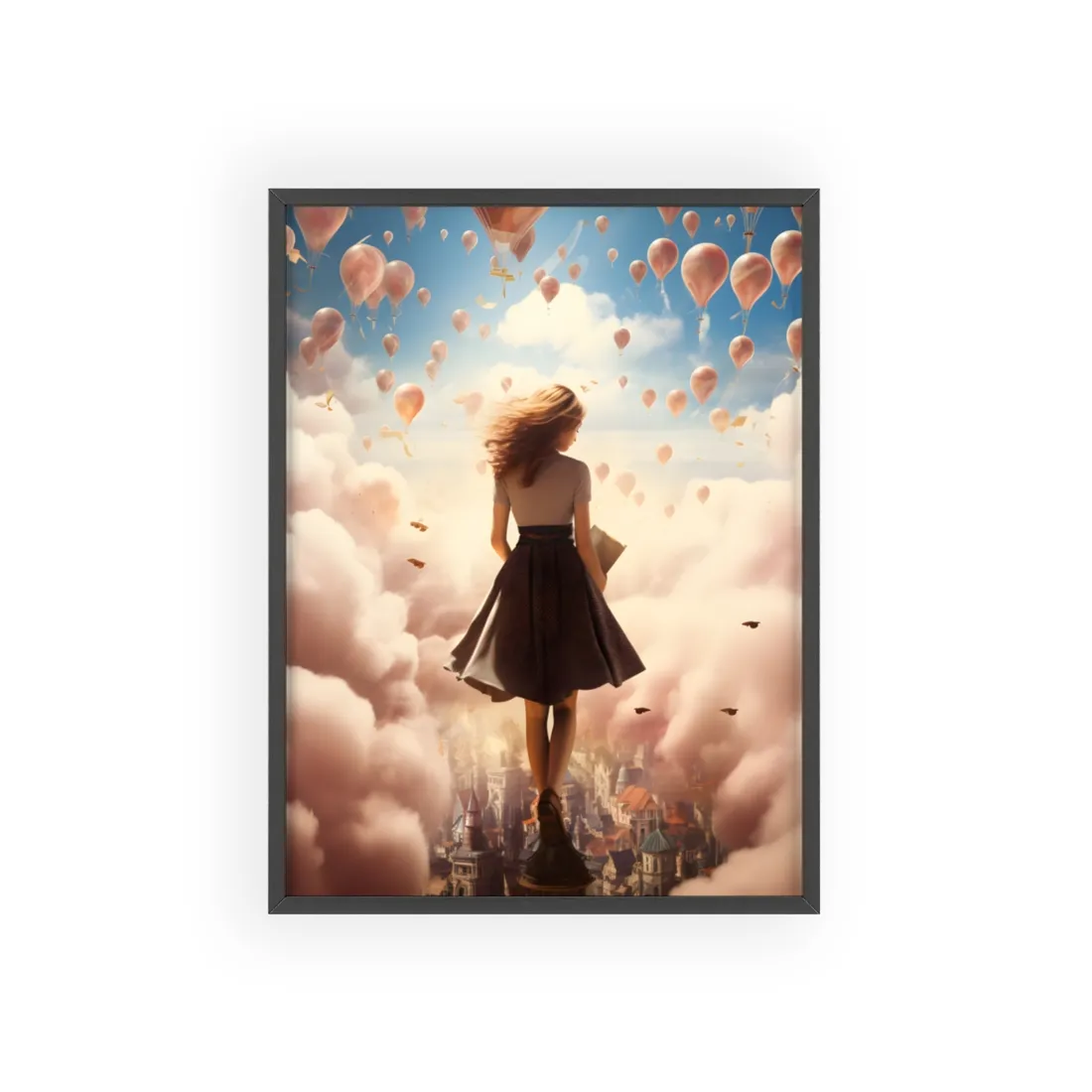 Everyday Person: Neutral Expression - Framed Poster