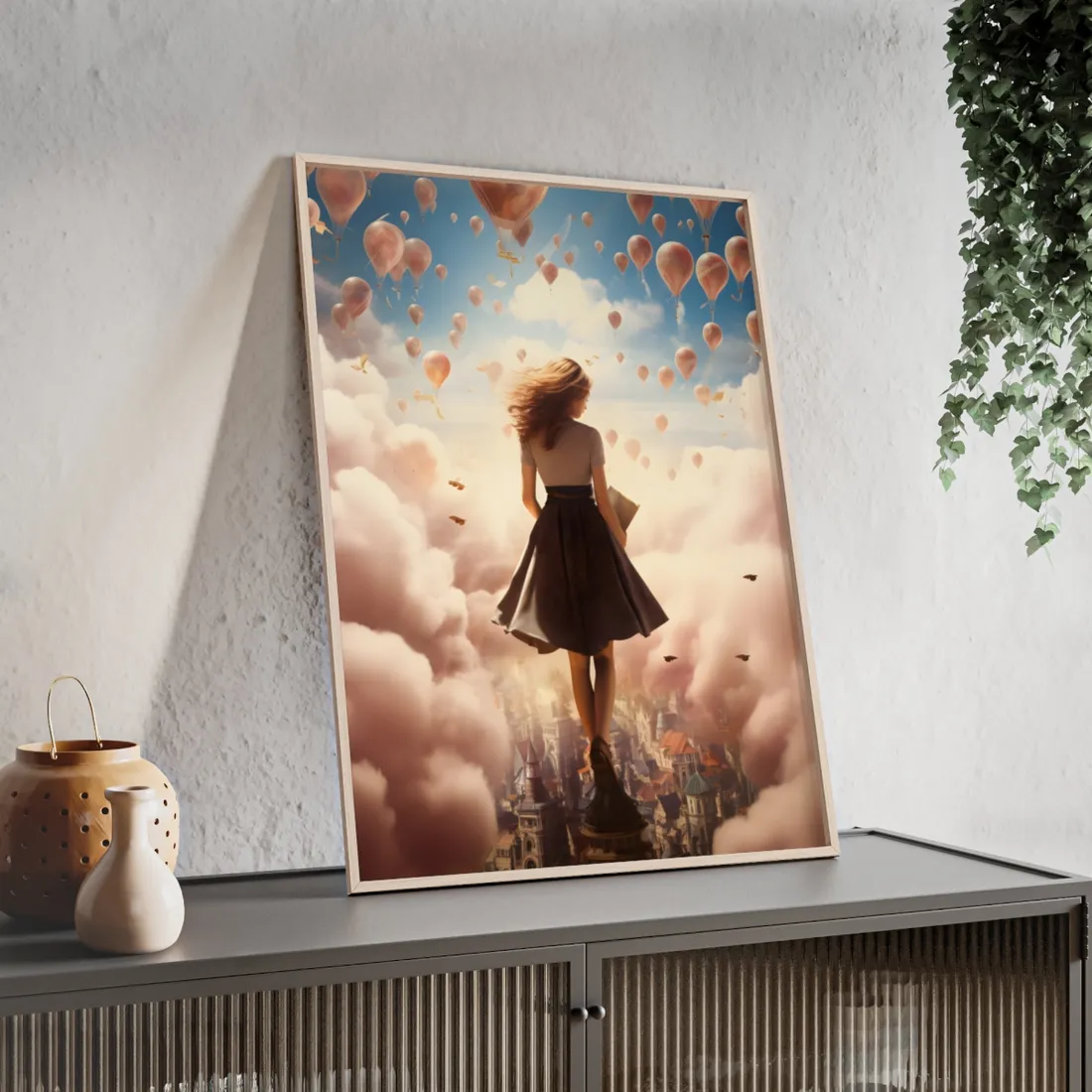 Everyday Person: Neutral Expression - Framed Poster