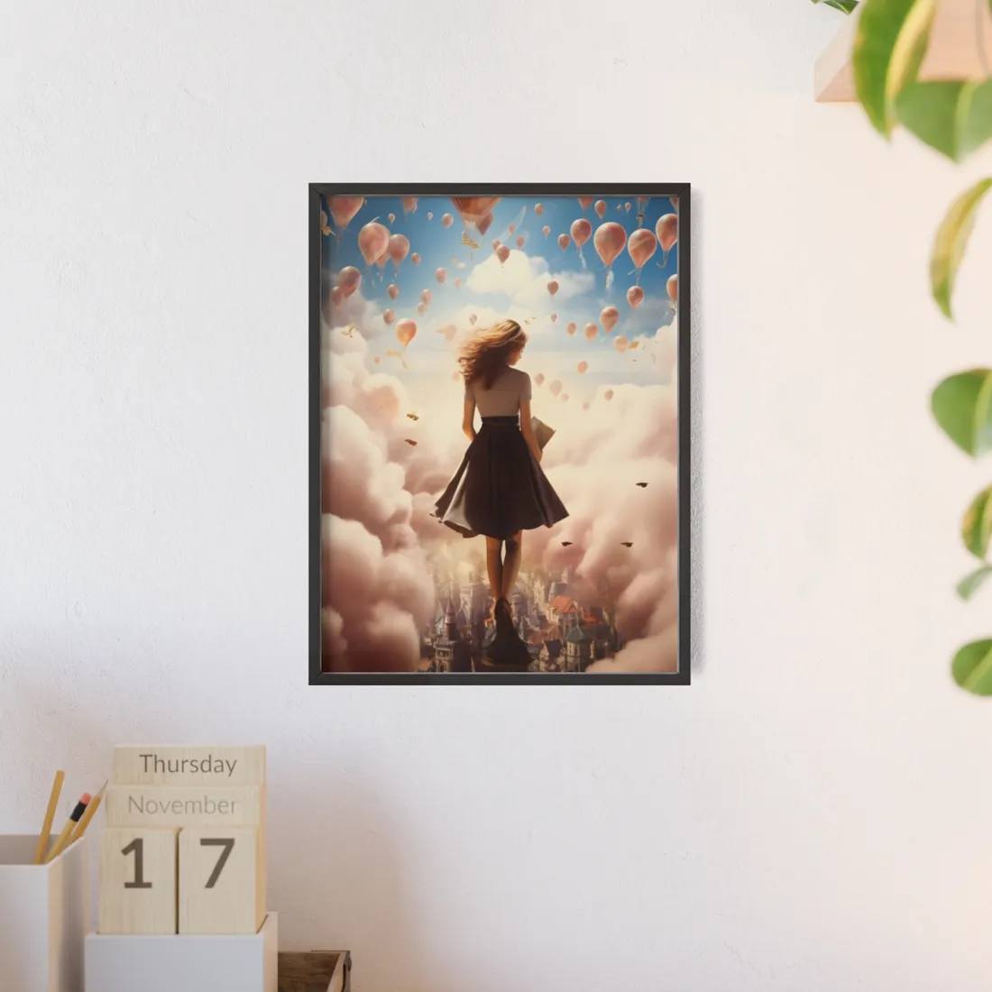 Everyday Person: Neutral Expression - Framed Poster