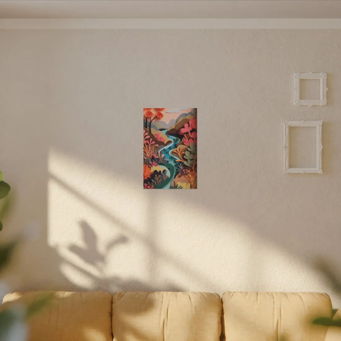 Eye-Catching American Landscape: Paper Quilling Art - Canvas