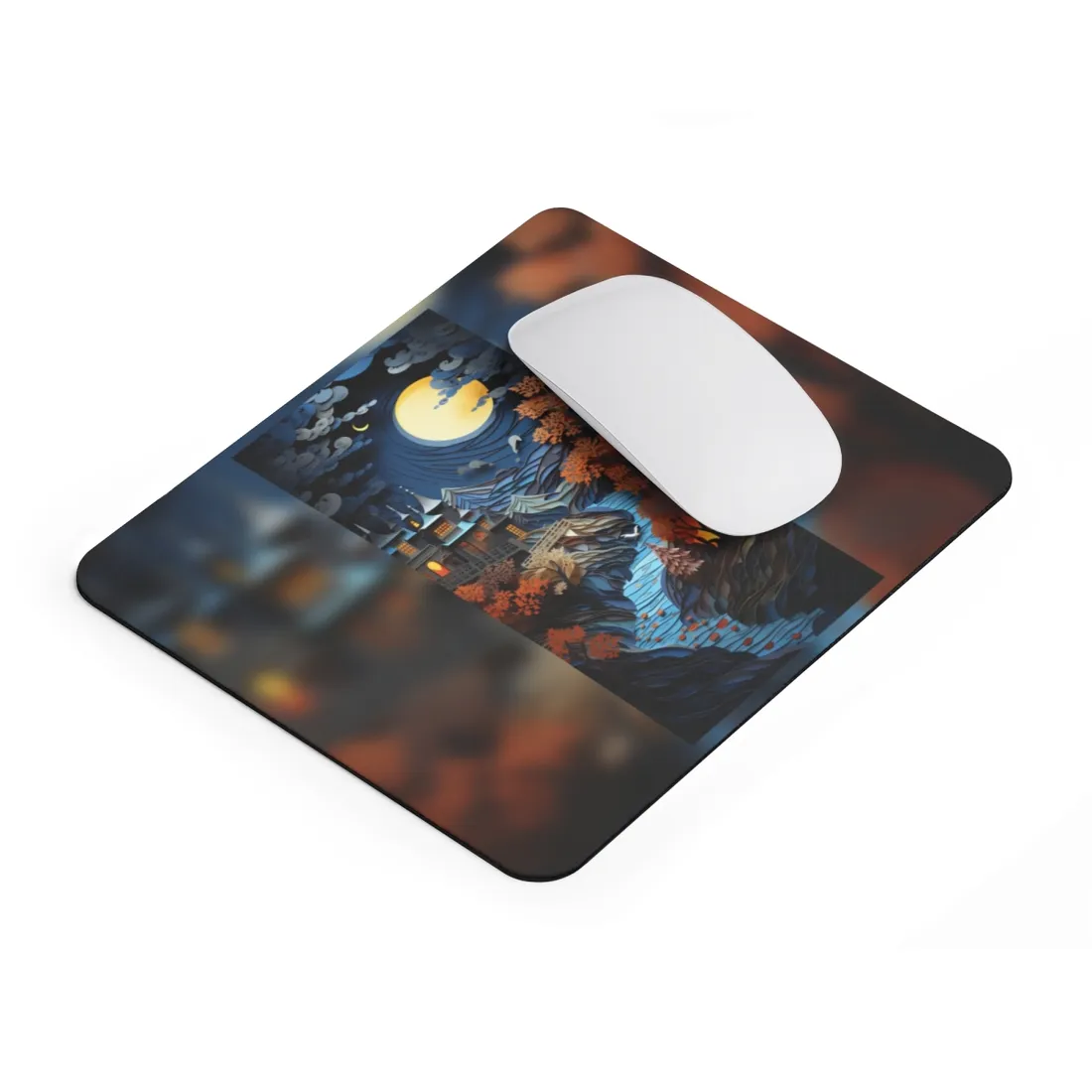 Eye-Catching European Landscape: Realistic Paper Quilling - Mouse Pad