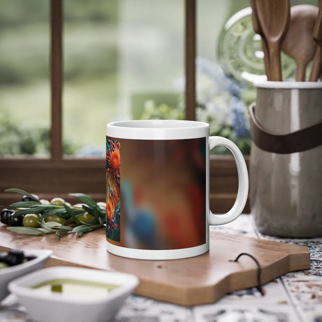 Eye-Catching Paper Quilling Indian Landscape - Mug