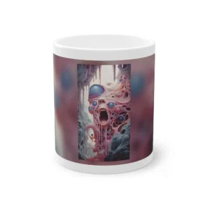 Pink Screaming Creature Mug