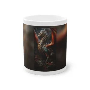 Silver Scaled Dragon Mug