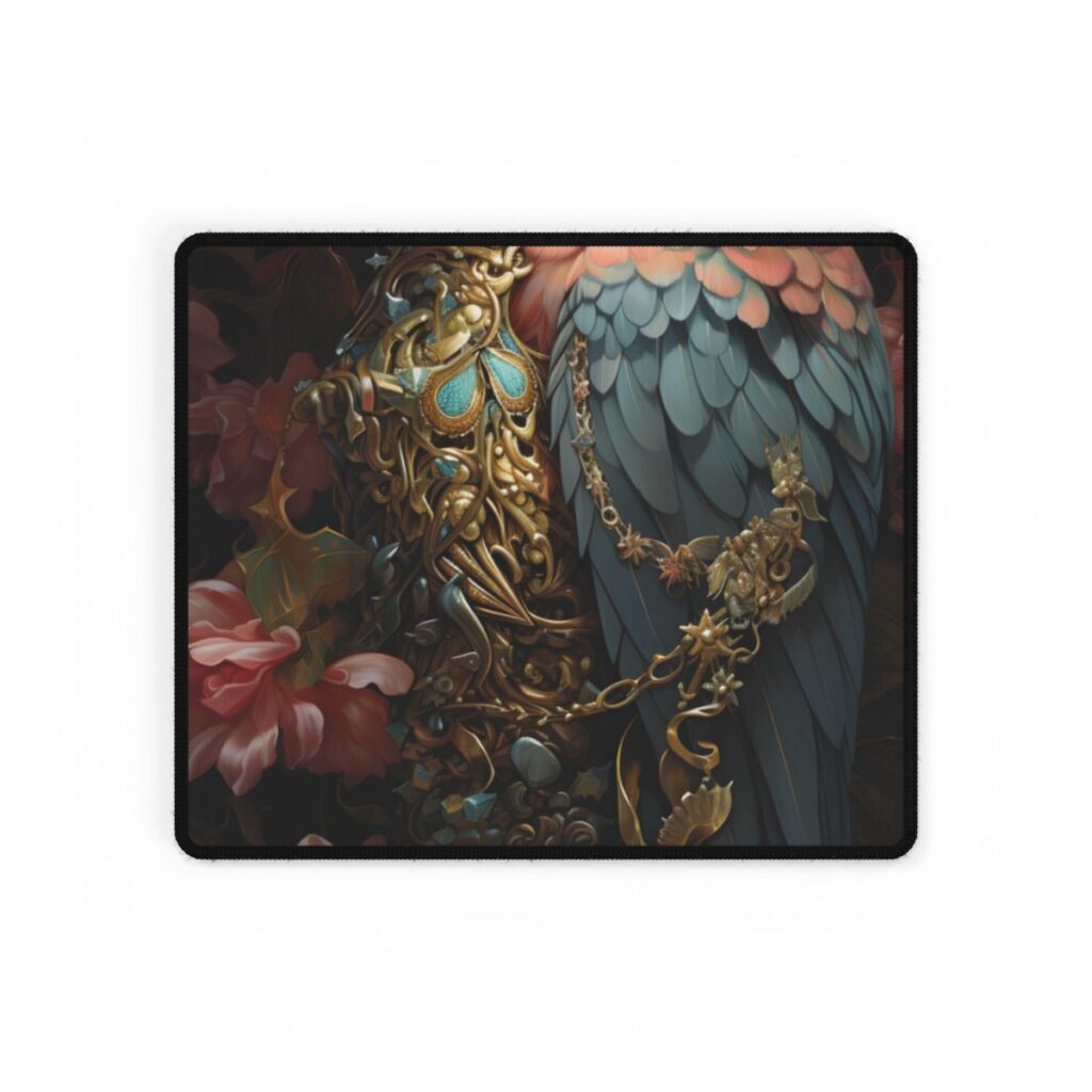 Fantasy Outdoor Guardian: Enchanted Costume Artwork - Desk Mat