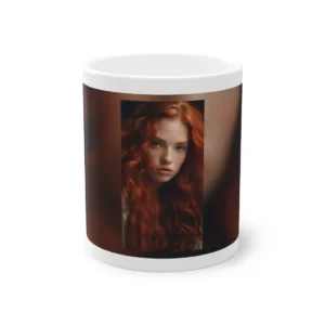 Copper Waves Portrait Mug