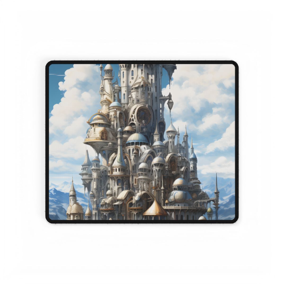 Floating City Columbia 6: Breathtaking Modern Cityscape - Desk Mat