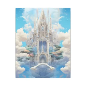 White Castle in the Clouds Canvas Print