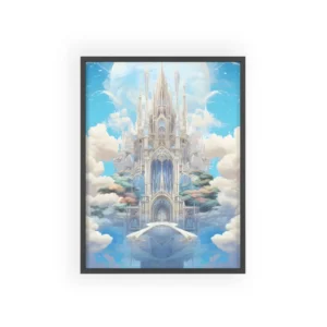 White Castle in the Clouds Framed Poster