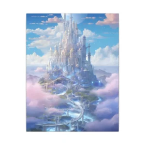 Fantasy Castle in the Clouds Canvas Print