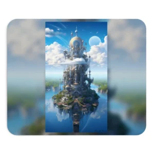 Floating City Above Sea Mouse Pad