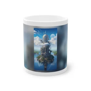 Floating City Above Sea Mug