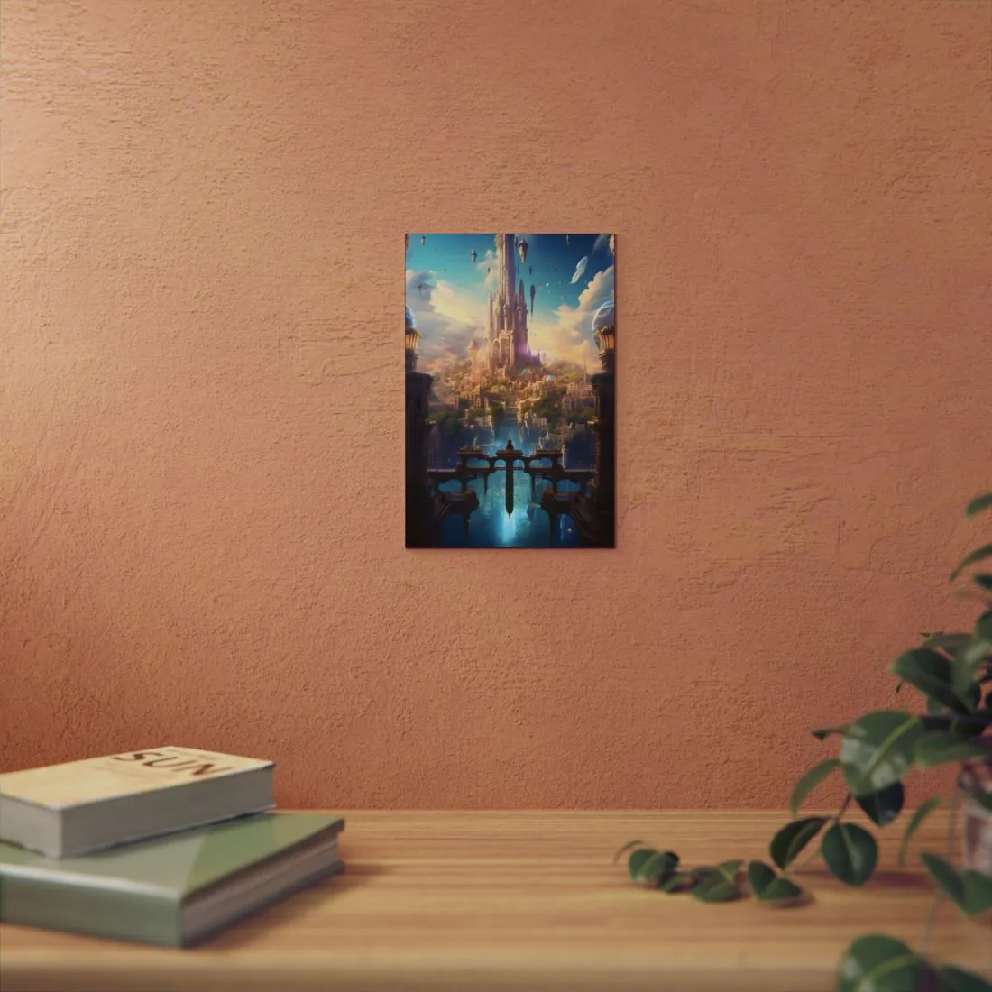 Floating Columbia: Breathtaking Serene Cityscape - Metal Poster