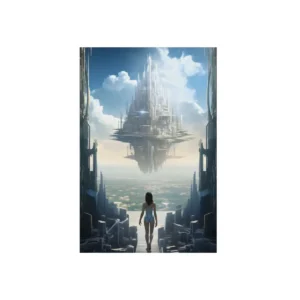 Floating City Pathway Metal Poster