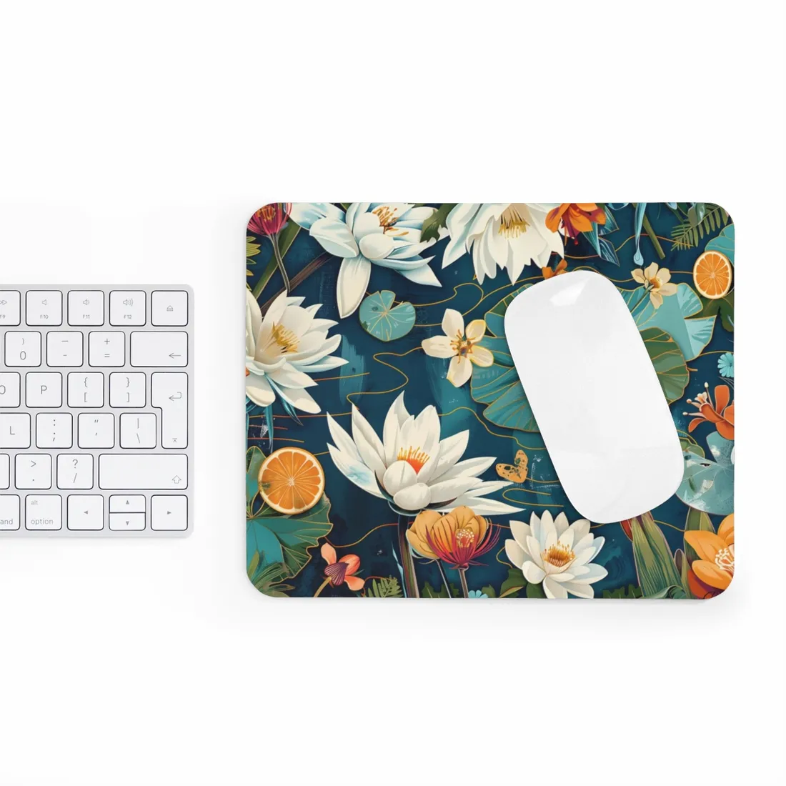 Florida's Colorful Counties: A Visual Map Guide - Mouse Pad