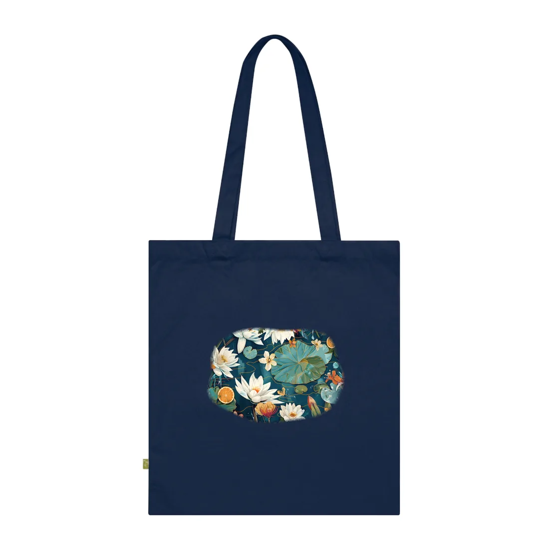 Florida's Colorful Counties: A Visual Map Guide - Tote Bag (French Navy)