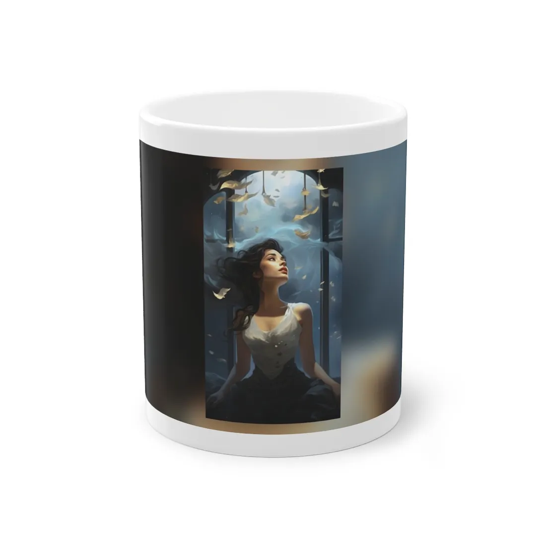 Friend and Companion: Intimate Moment Digital Art - Mug