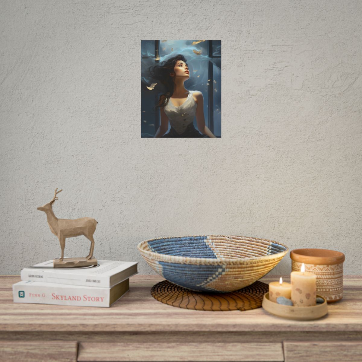 Friend and Companion: Intimate Moment Digital Art - Poster