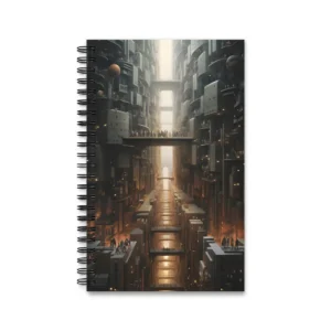 Towering Canyon City Spiral Notebook