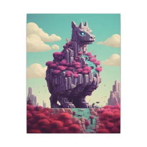 Blossom Stone Guardian Canvas Print