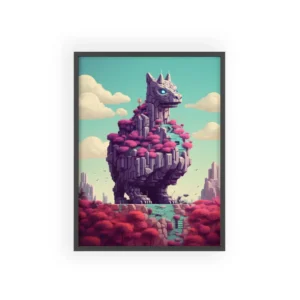 Blossom Stone Guardian Framed Poster