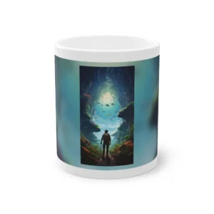 Diver in Underwater Cavern Mug