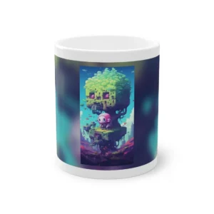 Robot on Floating Island Mug