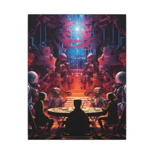 Robot Council Chamber Canvas Print