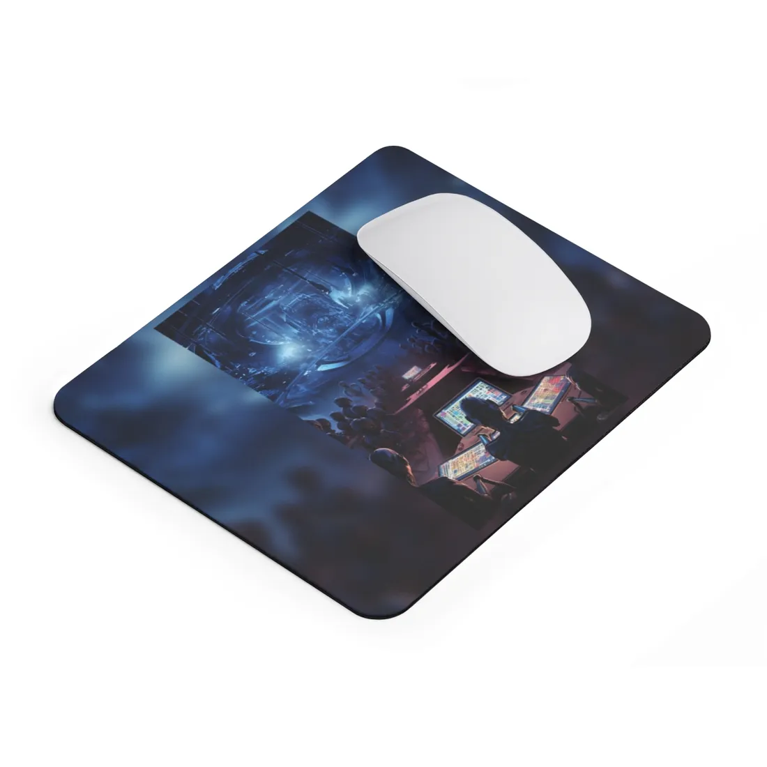Futuristic Robot Orchestra: Musical Performance Art - Mouse Pad