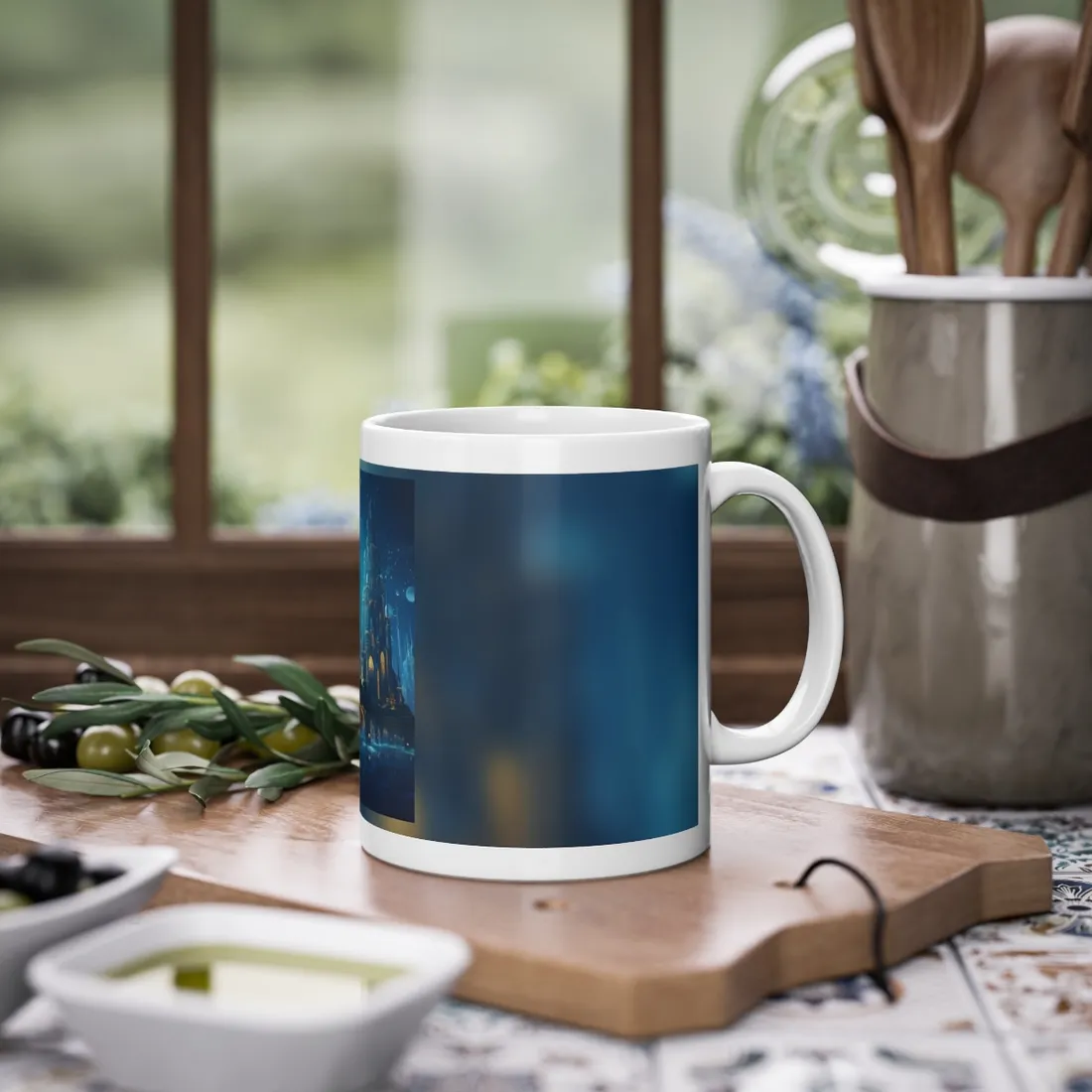 Futuristic Underwater City: Close-Up - Mug