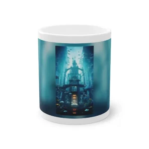 Underwater City with Fish Mug