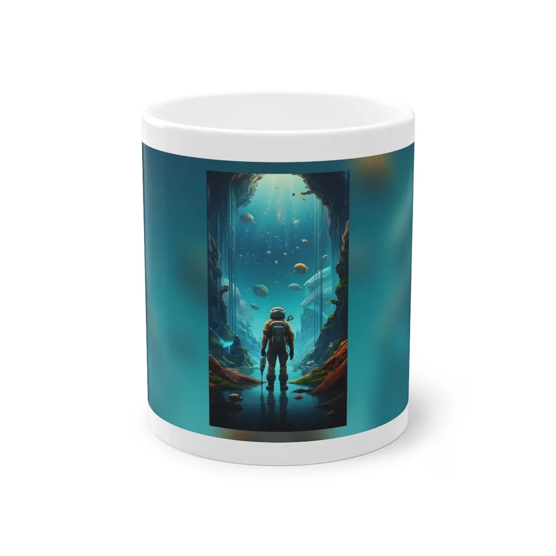 Futuristic Wilderness Explorer: Sci-fi Adventure - Mug