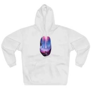 Walkers Beneath the Pink Sky Hoodie