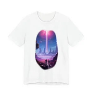 Walkers Beneath the Pink Sky T-Shirt