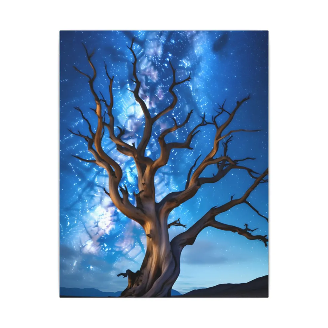 Galactic Stargazing: Explore the Milky Way Night Sky - Canvas