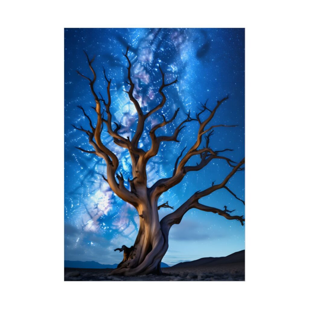 Galactic Stargazing: Explore the Milky Way Night Sky - Poster
