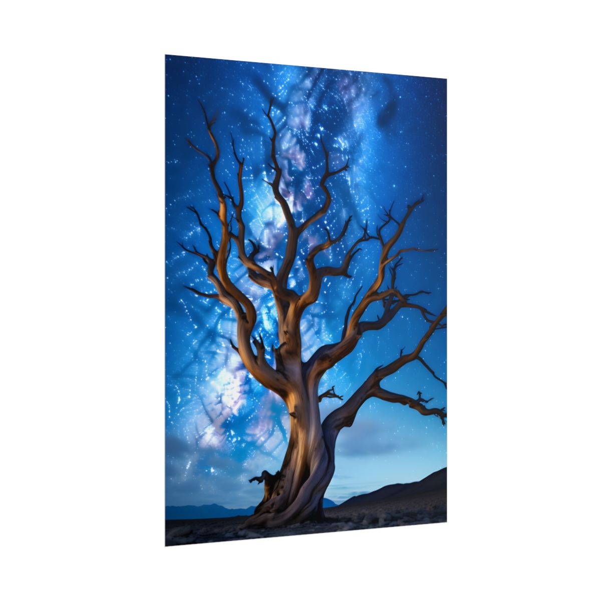 Galactic Stargazing: Explore the Milky Way Night Sky - Poster