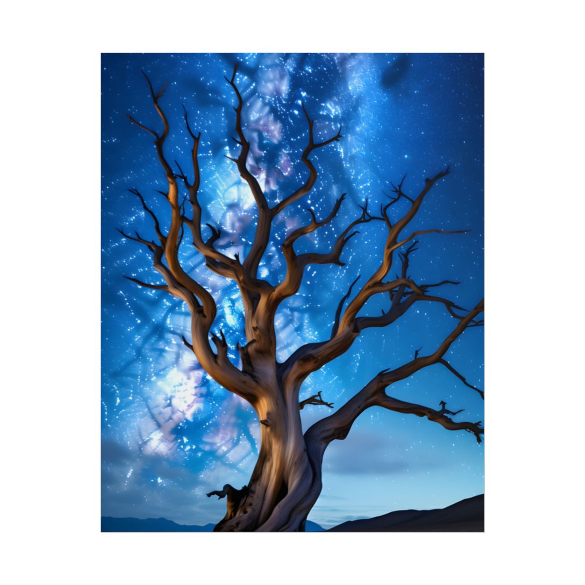 Galactic Stargazing: Explore the Milky Way Night Sky - Poster
