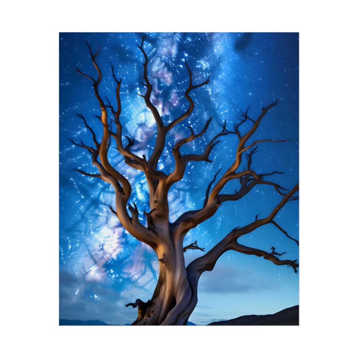 Galactic Stargazing: Explore the Milky Way Night Sky - Poster